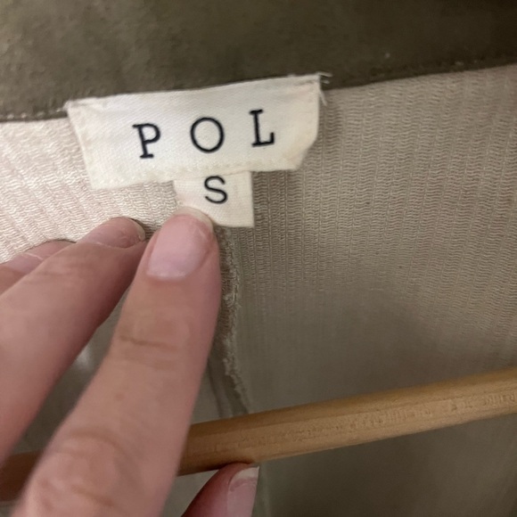 Pol “Barn Jacket” -Beige Corduroy with Brown Collar - Picture 3 of 4